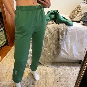 Call Her Daddy sweatpants green Small